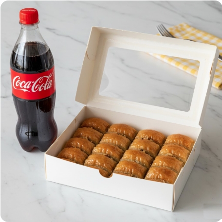 1000 Gr Cevizli Baklava 1 Litre Cola Kıbrıs pasta