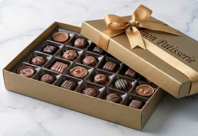 1000 Gr El Yapımı Premium Çikolata Günlük ve Özel Üretim Kıbrıs pasta