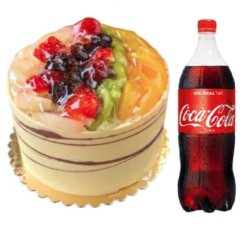 4 ile 6 kişilik karışık meyveli yaş pasta 1 lt cola kutlamalara ferahlık katan enfes tat. Kıbrıs pasta