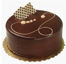 Enfes Çikolata Lezzeti 2-3 Kişilik Yuvarlak Yaş Pasta Kıbrıs pasta