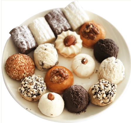 Geleneksel Tariflerle 1 Kg Karışık Pasta Kıbrıs pasta