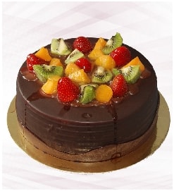 Hasbahçe 2-3 Kişilik Karışık Meyveli Ev Yapımı Tadında Pasta Kıbrıs pasta