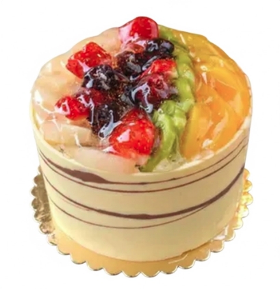 Karışık Meyveli 6-9 Kişilik Butik Tat Keyfi Kıbrıs pasta