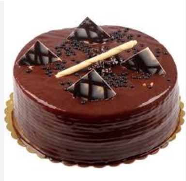 Özel Günler İçin 2-3 Kişilik Çikolatalı Yuvarlak Pasta Kıbrıs pasta