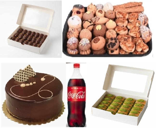 Taze Hazırlanan 5'li Pasta Menüsü Kıbrıs pasta